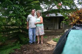 Mr and Mrs Bowersmith outide their home in Nicaragua – Best Places In The World To Retire – International Living